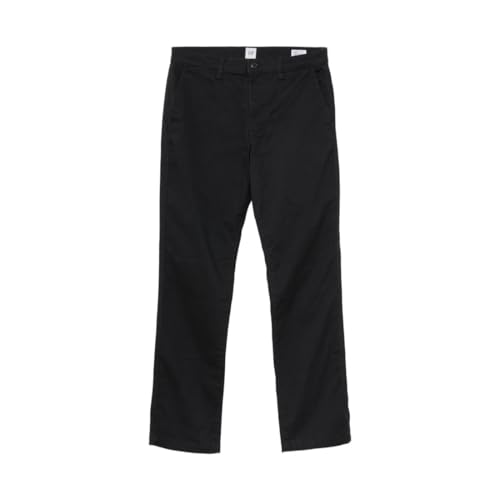 Image of Gap Men Solid Straight Fit Full Length Trousers