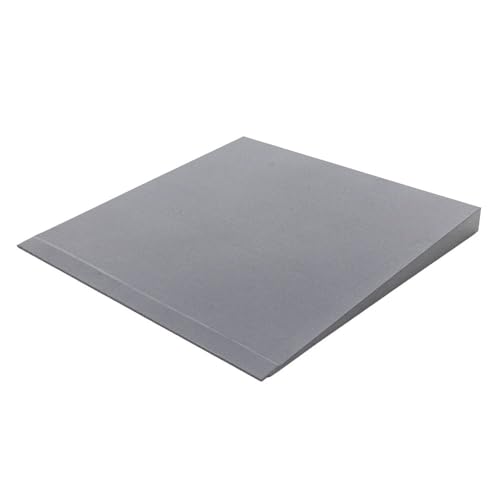 Lightweight Door Threshold ADA Ramp, Hard Foam, Rise up 3" H, Silver Spring