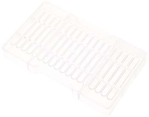 Decora 0050082 Stampo Professionale Cioccolatino Sigaro, 18 Cavità, 85 x h 5 Mm, In Policarbonato, Ideale per Realizzare Cioccolatini Lucidi e Croccanti, Design Professionale, Made in Italy