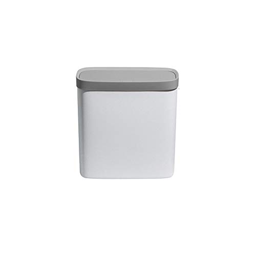 LHTCZZB Pista Bote de Basura con Tapa, de Gran Capacidad cilíndrico de plástico PP Anti-Fuerte caída del Bote de Basura Grande Dormitorio Abierto Hogar Sala Baño Cuba de Almacenamiento (Verde)