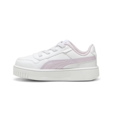 PUMA Kids Girls Carina Street Lace Up Sneakers Shoes Casual - Purple, White3