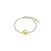 Produktbild s.Oliver Armband Edelstahl Damen Armschmuck, 17+3 cm, Gold, Kommt in Schmuck Geschenk Box, 2033901