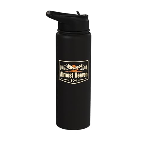 Almost Heaven West Virginia 304 Stainless Steel Insulated Water Bottle