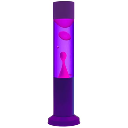 Nova® Baby Lamp | 13" Mini Sensory Motion Lamp – Purple/Pink Colour | Calming Night Light for Nursery or Kids’ Room | Compact Design with Aluminium Base and Cap