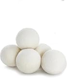 5 Reusable Wool Dryer Balls for Softer, Wrinkle-Free Clothes, and Lint-Free Fabrics 3cm