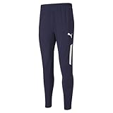 fila jogginghose damen blau Reißverschlusstaschen PUMA Herren, teamLIGA Training Pants Pro Jogginghose, Peacoat-puma White, Gr. L