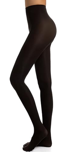 Image of Womens 40 Den Opaque Control Top Tights, High Waist Pantyhose