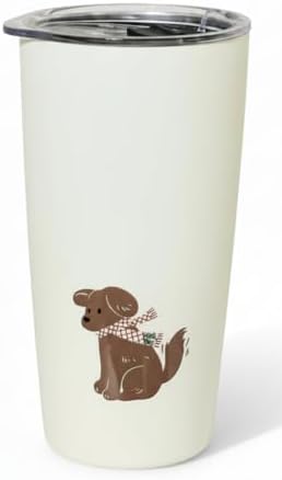 Starbucks Stainless Steel Tumbler 16 oz Holiday Puppy Design | Do...