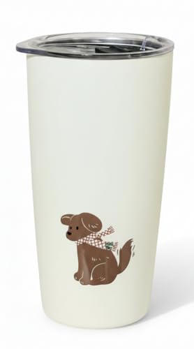 Starbucks Stainless Steel Tumbler 16 oz Holiday Puppy Design | Double-Wall Insulated Festive Seasonal Drinkware