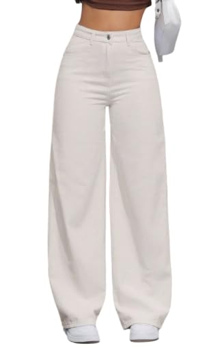 Shiv LAHERI Fashion Women’s Baggy Jeans High Waist Wide Leg Denim Pants – Oversized Loose Fit Casual Stylish Jeans for Women & Girls | Trendy Streetwear Denim Trousers-picture-29