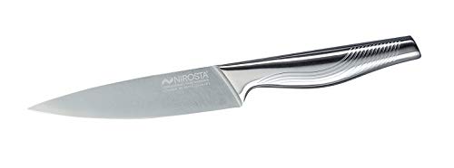 Nirosta Universalmesser Swing 30 cm – Hochwertiger Edelstahl – Scharfes Messer in Profi-Qualität für Obst, Gemüse & Co – Handgeschärfter Taper-Klingenschliff – Sandgestrahlter Anti-Rutsch-Griff