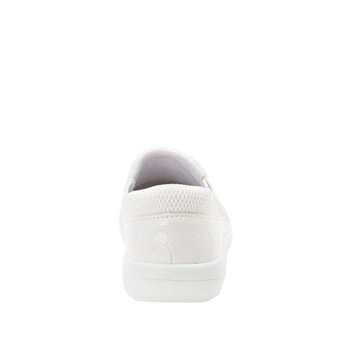 Image of Alegria Duette Flourish White 43 (US Women's 13) Regular