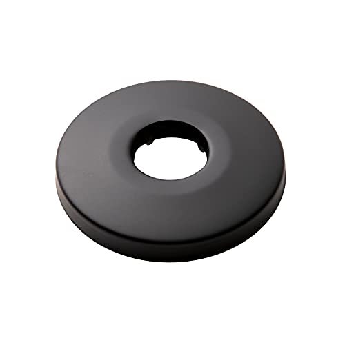 Offo Shower Arm Flange 2.5 Inches In Outer Diameter Replacement Shower Head Arm Escutcheon Plate Suitable For Most Brands Shower Head Arms, Matte Black #TOP7