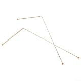 2 x 99,9 % Kupfer-Sondenstab, flexibler Detektor für Schatzwerkzeug, Tauchwasser-Messinstrument