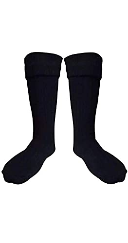 Tw Sports And Kilts Scottish Wool Blend Kilt Hose Socks For Men 7 Colors Size M L Xl 2Xl (L Size (9.5-12), Black) #TOP1