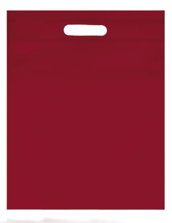 Conjunto de 20 sacos de tecido com pega perfurada, 29 cm (largura) x 37 cm (altura) (vermelho ló)