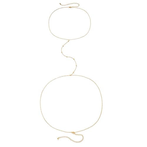 Fashion körperketten für frauen sexy boho BH truhe kette sand bikini festival körperkette damen körperschmuck hüftkette (Stil-3)