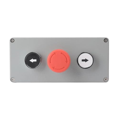 Boîte à boutons en fonte d'aluminium robuste pour interrupteurs de commande XB2
