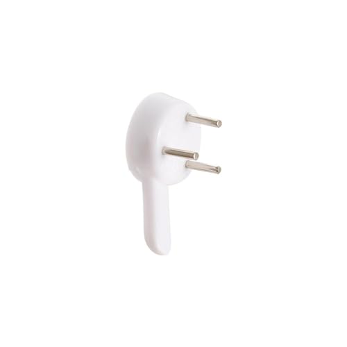 Image of Pokinge 100Pcs Plastic White Painting Photo Frame Hook Nail, Plastic Invisible Traceless Wall Picture Hook No Damage Wall Picture Hanger for Painting Picture
