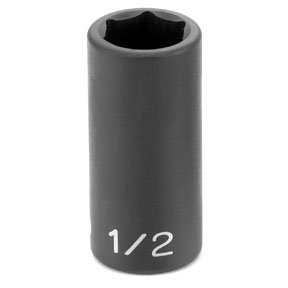 Soquete de impacto Grey Pneumatic 1010SD, encaixe quadrado de 9,5 mm e medida de 7,9 mm, semi-profundo, 1 unidade