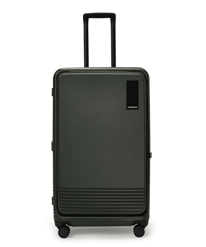 Image of MOKOBARA Access Trunk Luggage Expandable Trolley Bag-77cm(105L expands Upto 115L),Polycarbonate Hardshell,Flat-Top Opening,TSA Lock,8 Silent Wheels,for 15+ Day Trip,Green(Seaweed Green)