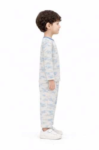 Image of 3BROS BodySuit /Dress for Boys /Girls Full Pajama & Casual Full Sleeves Night Suit Top Combo Kids Set