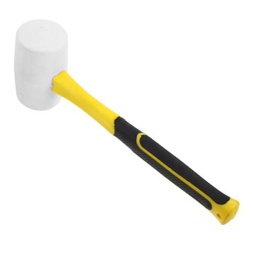 OSOLADY Rubber Hammer Tool Rubber Mallet Hammer Rubber Small Mallet Hammer for Floor Installation Flooring Hammer Tile Rubber Mallets Rubber Mallet with Handle Woodworking Hammer
