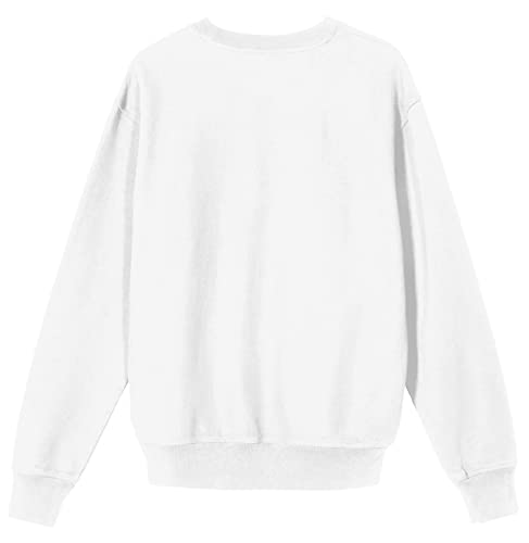 Bioworld Shrek Pose Crew Neck Long Sleeve Adult White Sweatshirt3