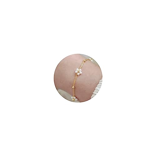 Guoke Daisy Pearl Flower Bracelet cover