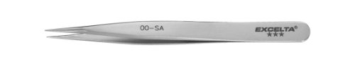 Excelta 00-SA Tweezer, Straight Strong, 4.5