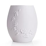  02767 BW - Vase mit Ornament (oval)