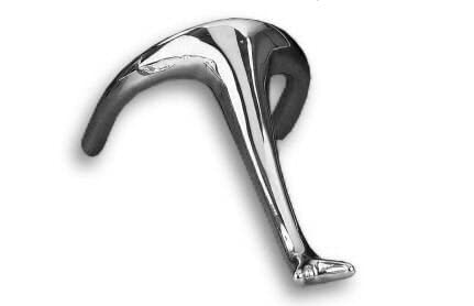 Chrome Swan Rest Head (Head Only - no Shaft) Cover