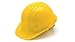 Pyramex Yellow Cap Style 6 Point Ratchet Suspension Hard Hat