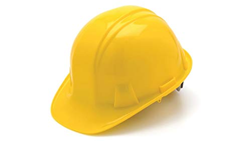 Casque de protection à cliquet 6 points Pyramex HP16130 jaune stable