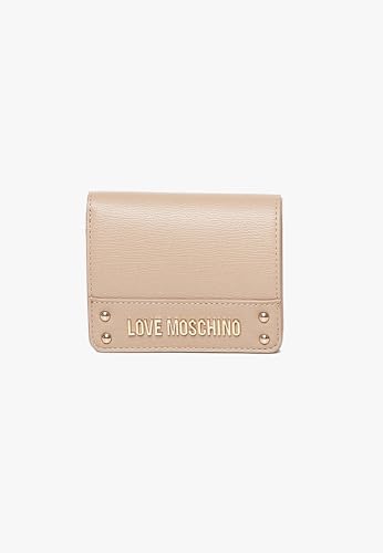 Love Moschino Cartera mujer JC5703PP1MLD0105 - Arena, medidas 11,3 x 9,3 x 2,8 cm, rojo, Grande, Acolchado