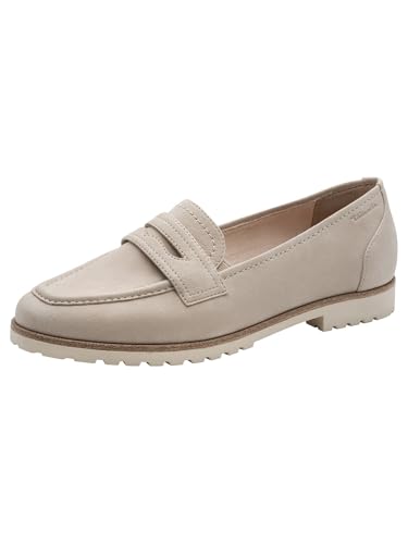 Tamaris Damen Loafer flach, grau