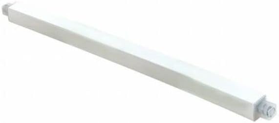 Ez-Flo 15194 36 Inch Plastic Towel Bar - Solid White, Made To Be Cut To A Desired Length
