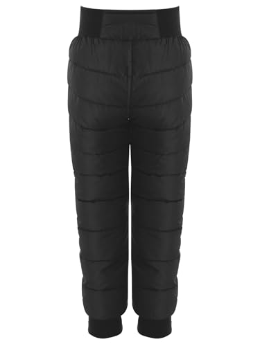 JEATHA Unisex Kids Boys Girls Snow Pants Puffer Padded Fleece Lined Down Pants Winter Warm Trousers Activewear4