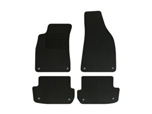 Alfombrillas para Audi RS4 B7 Cabrio de velvetón: protección total antideslizante con talonera.