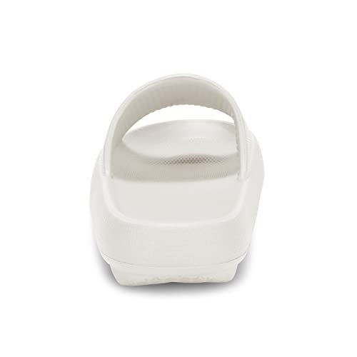 Image of welltree Slides for Women Men Pillow Slippers Non-Slip Bathroom Shower Sandals Soft Thick Sole Indoor and Outdoor Slides