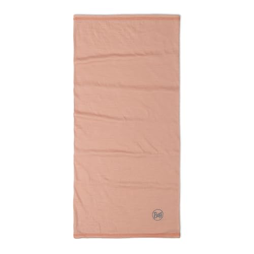 BUFF®| Schlauchschal Merino Lightweight Männlich Weiblich Erwachsene Multifunktionaler Schal aus 100% Merinowolle, Wandern, Outdoor, Nachhaltig, Leicht, Schlanke Passform, Einheitsgröße, Rosa Coral