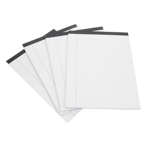 Bloc-notes papier à lettres ligné 4pcs règle standard Alipis