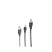 Produktbild shiverpeaks®-Basic-S-USB-Y-Stromkabel, 2 x USB A-Stecker auf USB-B-Mini 5 pin Stecker, USB 2.0 3,00m