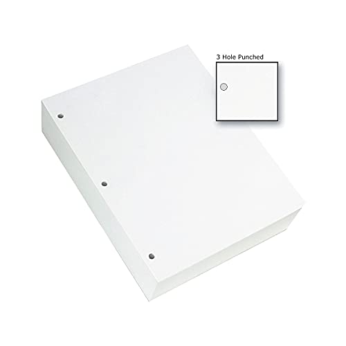 Staples Copy Paper, 8 1/2" X 11", 3 Hole Punched, Case #TOP3
