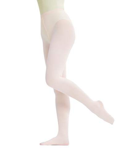 Image of Ultra-soft Ballet Tights High Elastic Convertible Dance Pantyhose 2 Ways to Dress (Toddler /Girls /Women)