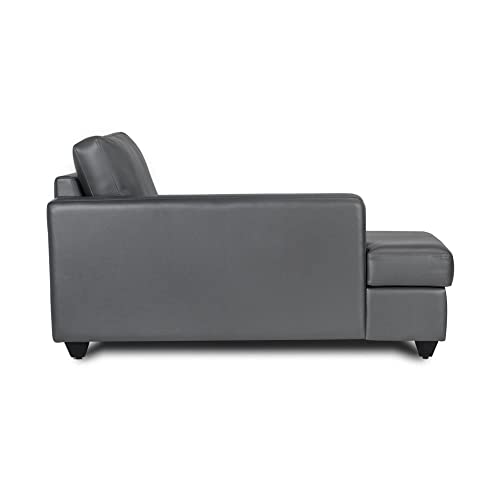 Image of Wakefit Sofa Set | 3 Year Warranty | Sofa 3 Seater, 3 Seater Sofa for Living Room, Wooden Sofa Set, 3 Seater + Right Aligned, Sofa for Living Room - Napper(Jindal : Thundercloud)