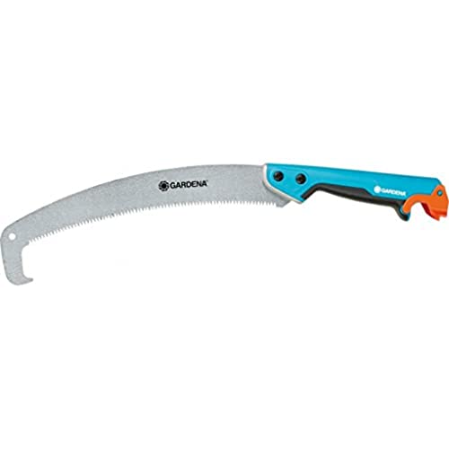 Scie arquée Combisystem 300 PP de Gardena : scie à branche pour des coupes de branches optimales, longueur de lame 315 mm, butée antidérapante, denture de précision avec affûtage des 2 côtés (8738-20)