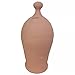 SALVADANAIO PORTAMONETA IN TERRACOTTA ARTIGIANALE VINTAGE CM 40 H CIRCA immagine