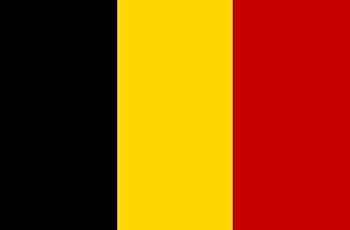 U24 Aufkleber Belgien Flagge Fahne 8 x 5 cm Autoaufkleber Sticker