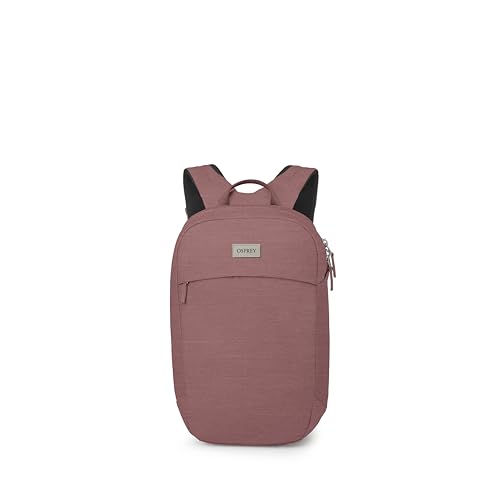 Image of Osprey Arcane Large Day Commuter Backpack - Everyday Bag with Laptop Sleeve & Bottle Pocket, Purple Garnet Heather